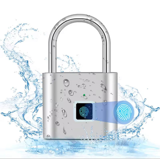 🔐 CANDADO CON HUELLA DACTILAR, Seguridad Inteligente👆